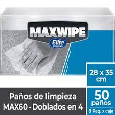 PAÑO MAXWIPE MEDIANO DOBLADO X 50