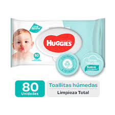 HUGGIES TOALLAS HUMEDAS WIPE ONE&amp;DONE 80 UN